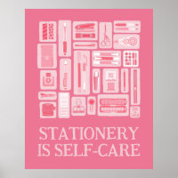 Pink Creative Tools Illustration Self-Care