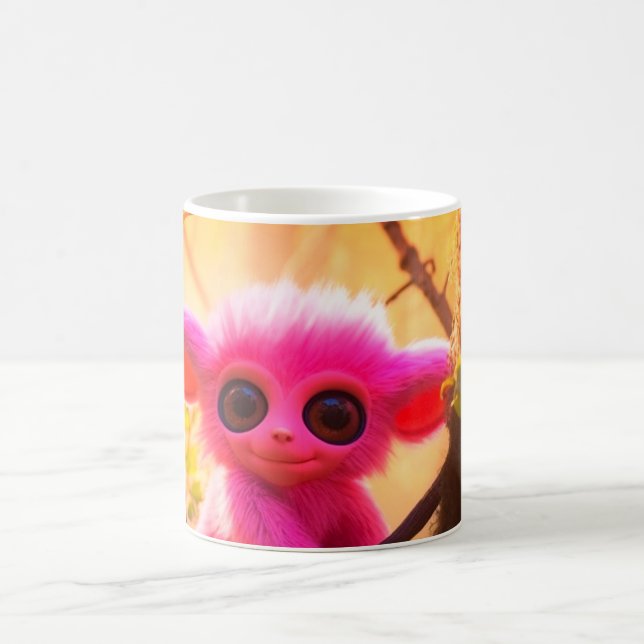Pink Creature Coffee Mug (Center)