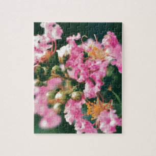 Pink Crepe Myrtle Jigsaw Puzzle