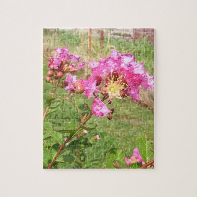 Pink Crete Myrtle Puzzle (Vertical)