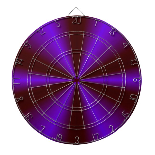 Pink Crimson Purple Rainbow Dartboard (Front)