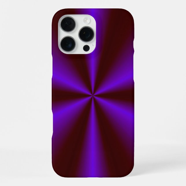 Pink Crimson Purple Rainbow iPhone Case (Back)