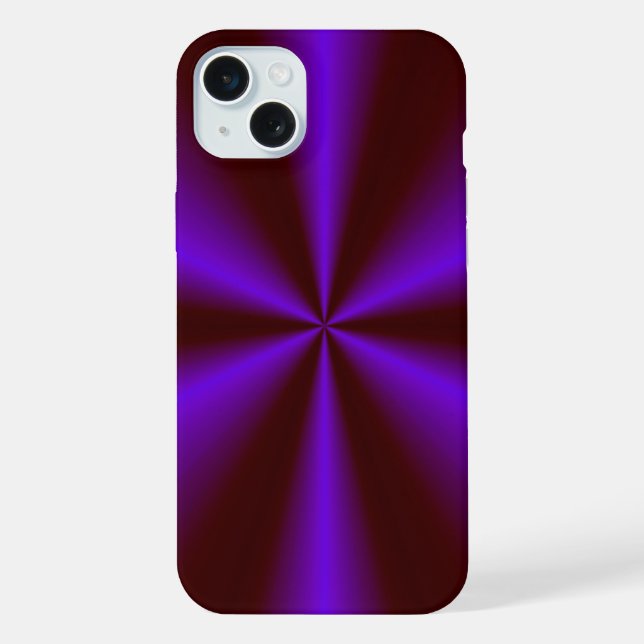 Pink Crimson Purple Rainbow iPhone Case (Back)