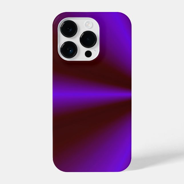Pink Crimson Purple Rainbow iPhone Case (Back)