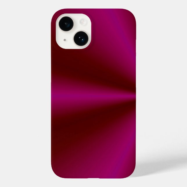 Pink Crimson Red Rainbow Case-Mate iPhone Case (Back)