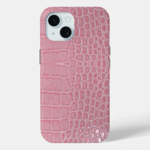 Pink Crocodile Leather Aesthetic