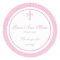 Pink Cross Address Label/Favour Sticker