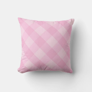 Pink Cross Stripes Pillow
