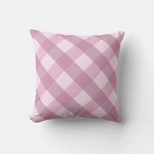 Pink Crossed Stripes Pillow