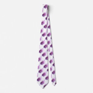 Pink Crous Flower Tie