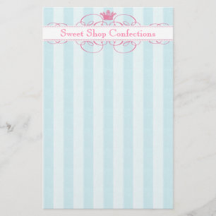 Pink Crown Sweet Shop Flyer