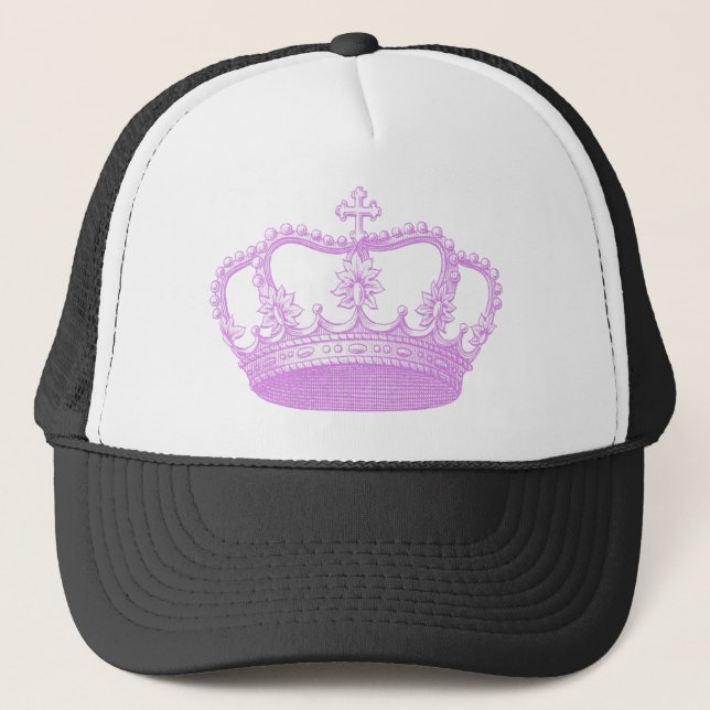 Pink Crown Trucker Hat (Front)