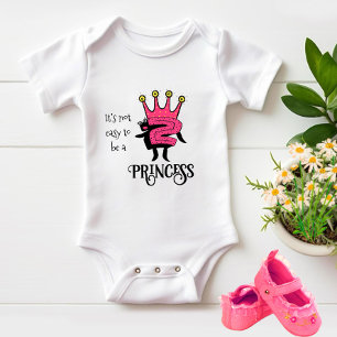 Pink crown with number two baby bodysuit