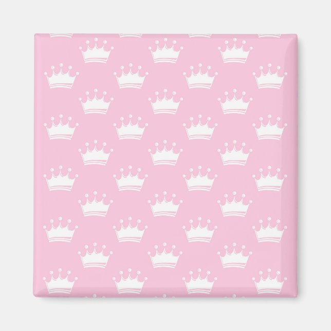 Pink crowns magnet (Front)