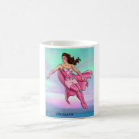 Pink Crusader Floating Mug