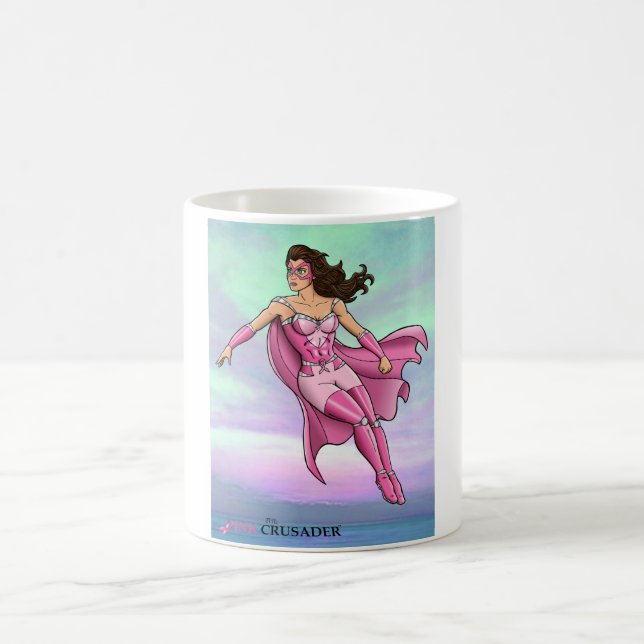 Pink Crusader Floating Mug (Center)