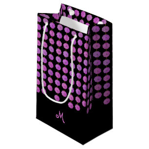 Pink Crystal Strands Monogram Cadeau Sac