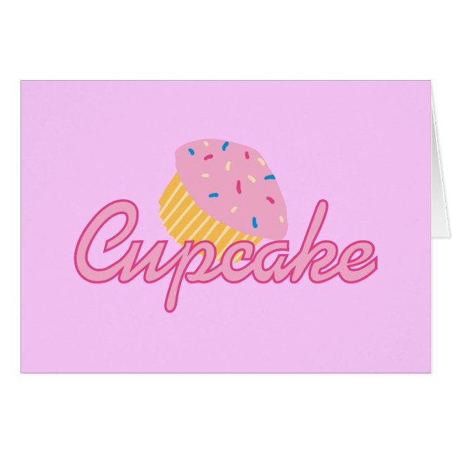 Pink Cupcake (Front Horizontal)