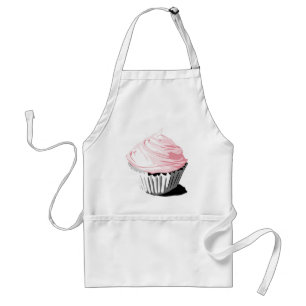 Pink cupcake apron