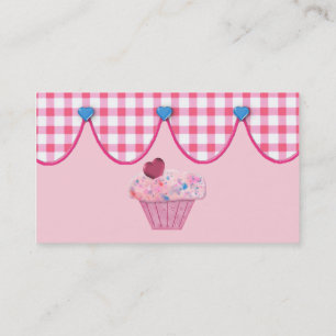 Pink Cupcake Bakery Business Card