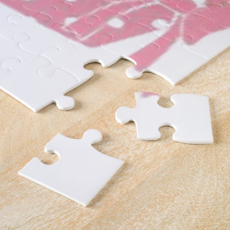 Pink Cupcake Birthday Jigsaw Puzzle