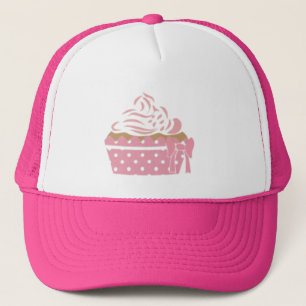 Pink Cupcake Birthday Trucker Hat