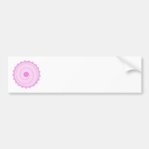 Pink Cupcake. Bumper Sticker