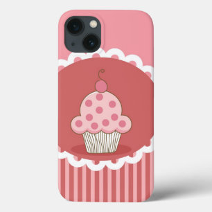 Pink Cupcake Design iPhone 13 Case