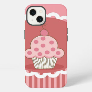 Pink Cupcake Design iPhone 13 Case