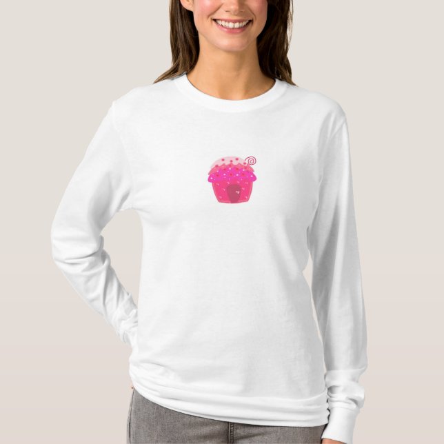 Pink Cupcake House T-Shirt (Front)