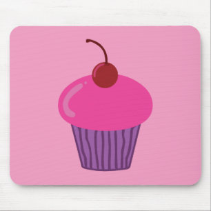 Pink Cupcake Mouse Pad