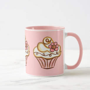 Pink Cupcake Mug
