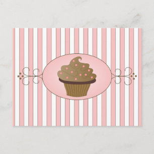 Pink Cupcake Postcard