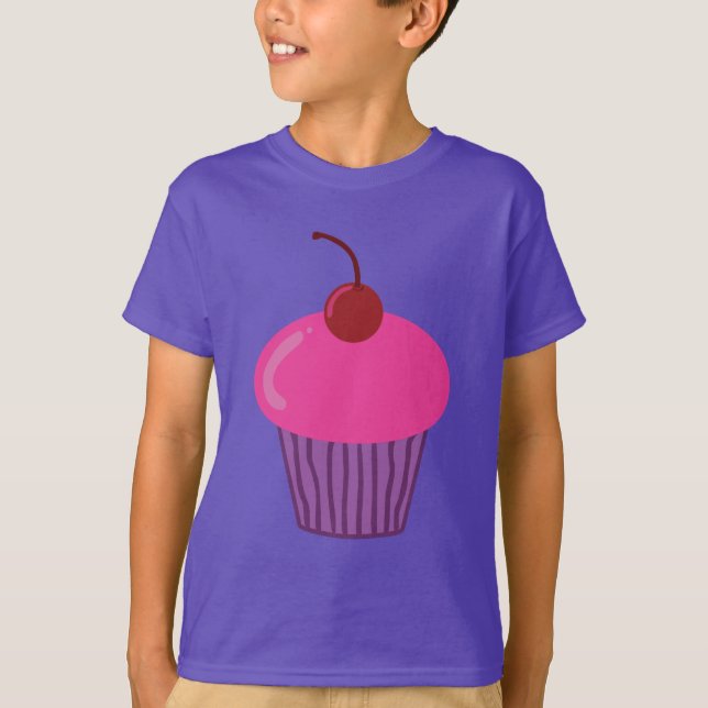 Pink Cupcake T-Shirt (Front)