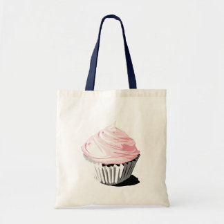 Pink cupcake tote