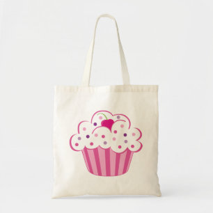 Pink Cupcake Tote Bag