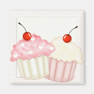 Pink Cupcakes Magnet