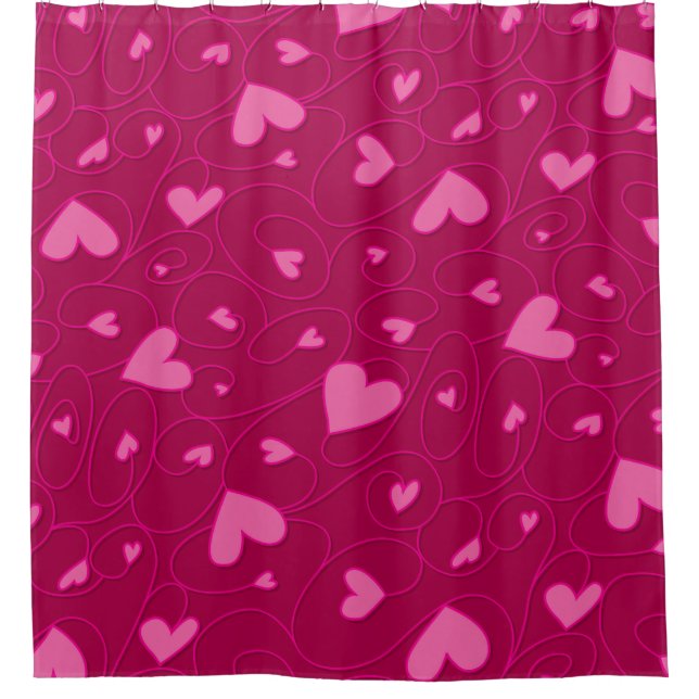 Pink curly hearts (Front)