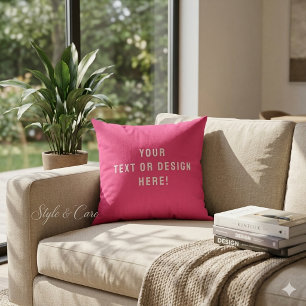 Pink Custom Throw Pillows – Unique & Stylish