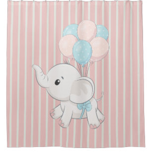 Pink, Cute baby elephant