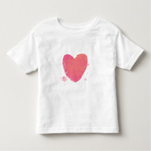 Pink Cute Heart Toddler T-shirt