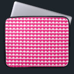 Pink Cute Hearts Pattern Laptop Sleeve<br><div class="desc">Simple and sweet Cute Hearts Pattern Laptop Sleeve with a repeating pattern of small pink hearts. Text may be added to this design to give it a personal touch.</div>