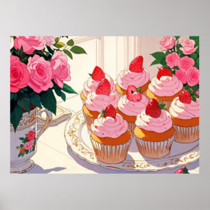 Pink cute Poster