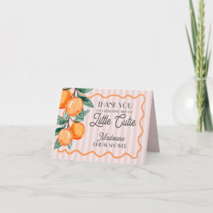 Pink Cutie Main Squeeze Citrus Thank You Cards
