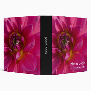 Pink Dahlia Binder