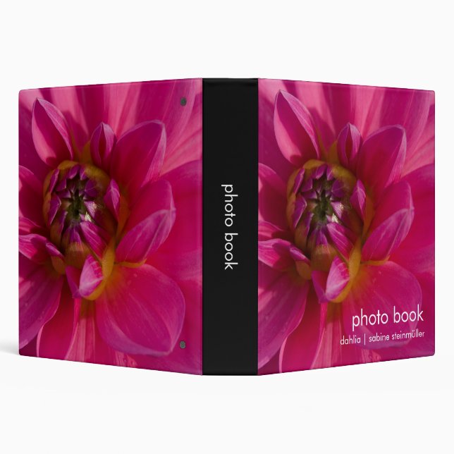Pink Dahlia Binder (Background)