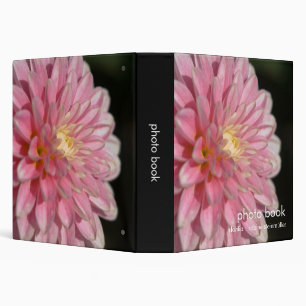 Pink Dahlia Binder