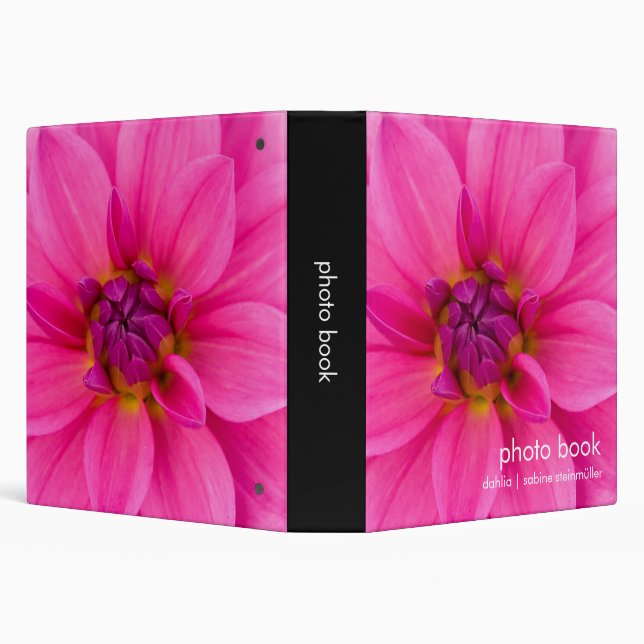 Pink Dahlia Binder (Background)