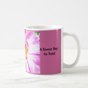Pink Dahlia Flower Coffee cup mug gifts Sweet