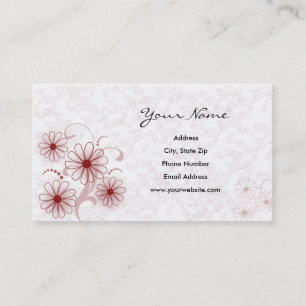 Pink Daisies Business Card